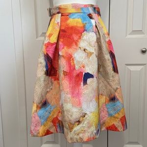 H&M | NWT Watercolor Circle Skirt